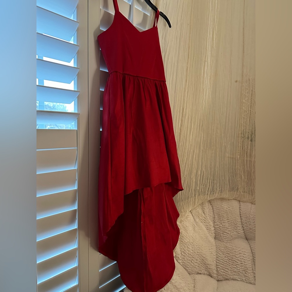 Red High Low Girls dress
